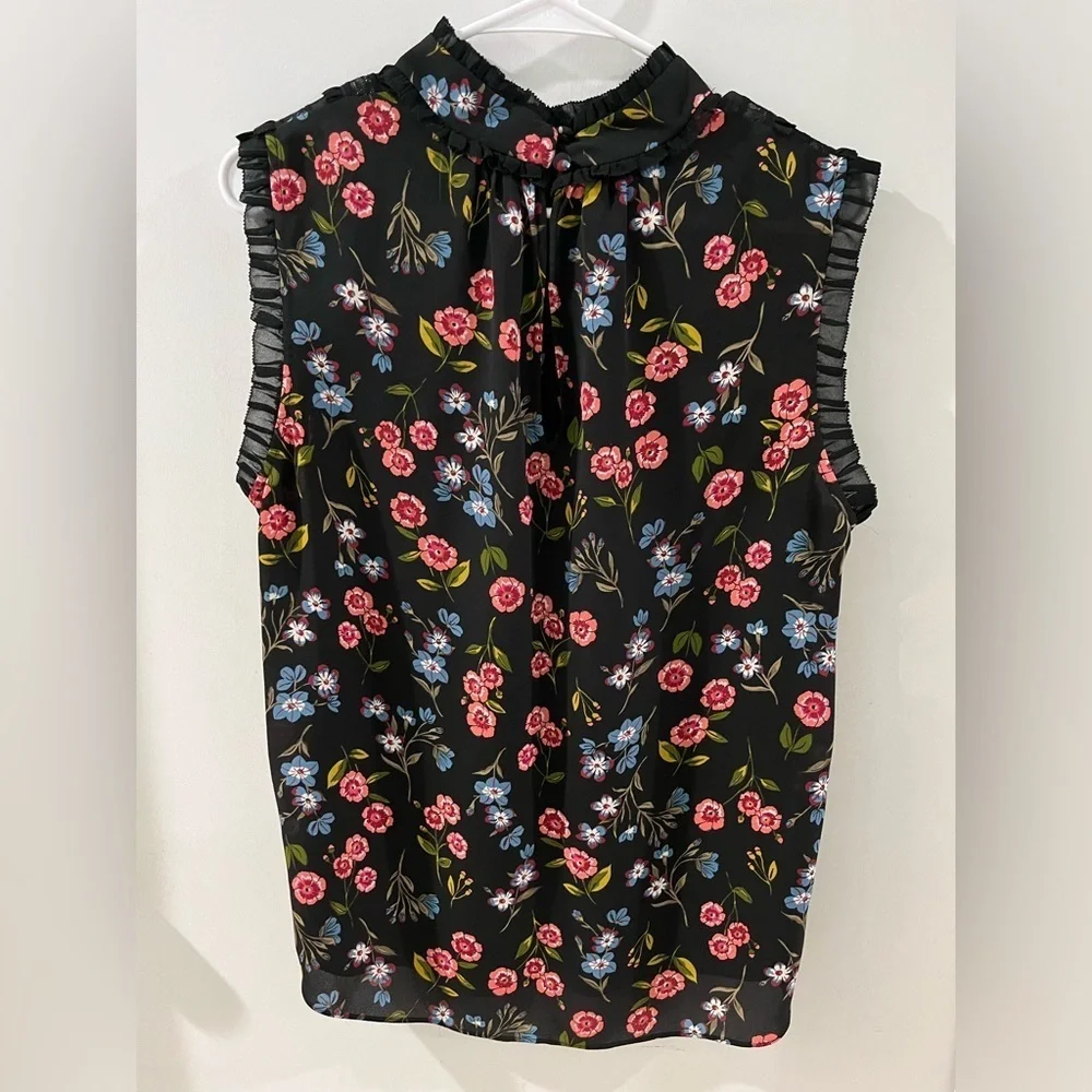 Kate Spade New York Meadow Lace Trim Top, size large